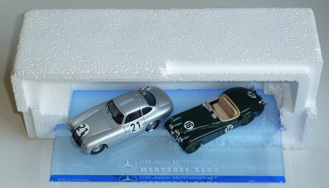 100 Jahre Motorsport Mercedes-Benz - Set 4 - Mercedes-Benz 300SL + Jaguar XK120 - Yuui's F1 scale models