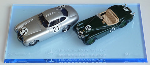 100 Jahre Motorsport Mercedes-Benz - Set 4 - Mercedes-Benz 300SL + Jaguar XK120 - Yuui's F1 scale models