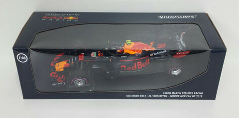 2018 - Red Bull Racing TAG-Heuer RB14 - Max Verstappen - GP Mexico - Minichamps 1:18 - Yuui's F1 scale models