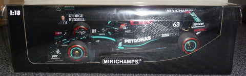 2010 - Mercedes-AMG F1 W11 EQ Performance - George Russell - Sakhir GP (Minichamps 1:18) - Yuui's F1 scale models