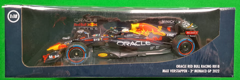 2022 - Oracle Red Bull Racing Honda RB18 - Max Verstappen - 3rd place Monaco (Minichamps 1:18) - Yuui's F1 scale models