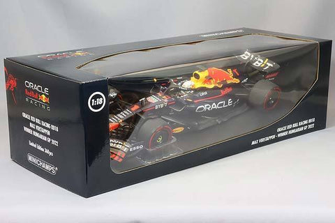 2022 - Oracle Red Bull Racing Honda RB18 - Max Verstappen - Winner Hungarian GP (Minichamps 1:18) - Yuui's F1 scale models