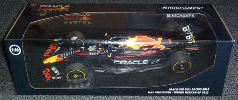 2022 - Oracle Red Bull Racing RB18 - Max Verstappen - Winner Mexican GP (Minichamps 1:18) - Yuui's F1 scale models