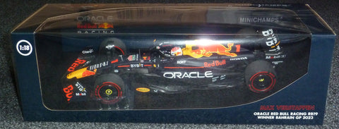 2023 - Oracle Red Bull Racing RB19 - Max Verstappen - GP Bahrain (Minichamps 1:18) - Yuui's F1 scale models