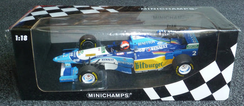 1995 - Benetton Renault B195 - Johnny Herbert - Winner British GP (Minichamps 1:18) - Yuui's F1 scale models