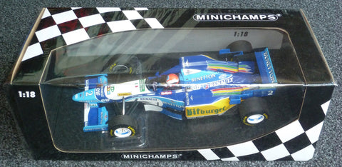 1995 - Benetton Renault B195 - Johnny Herbert - Winner British GP (Minichamps 1:18) - Yuui's F1 scale models