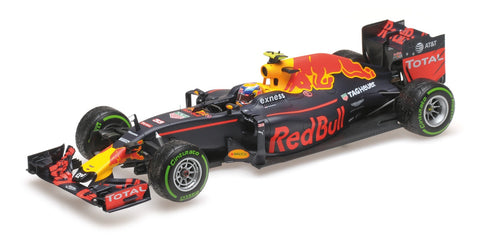 2016 - Red Bull Racing TAG-Heuer RB12 - Max Verstappen - 3rd place Brazilian GP - Minichamps 1:18 - Groene Intermediate band! - Yuui's F1 scale models