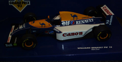 1993 - Williams Renault FW15C - Alain Prost - World Champion (Minichamps 1:18) - Yuui's F1 scale models