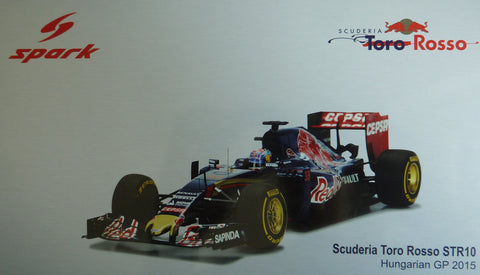 2015 - Scuderia Toro Rosso STR10 - Max Verstappen - 4th place Hungarian GP - Yuui's F1 scale models