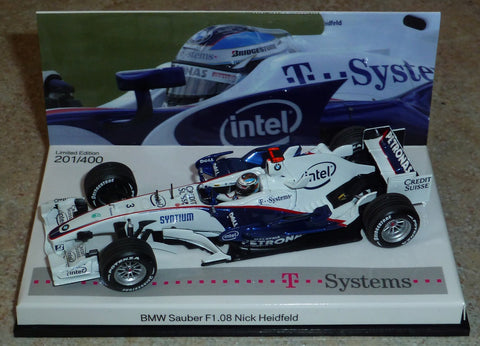 2008 - BMW Sauber F1.08 - Nick Heidfeld - T-systems promo - Yuui's F1 scale models