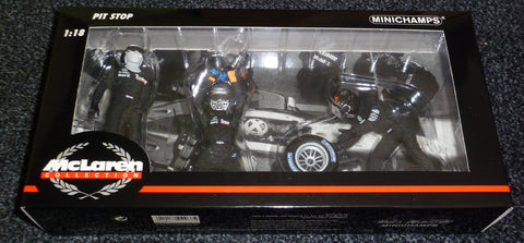 2002 - McLaren Front Tyre Change Set (Minichamps 1:18) - Yuui's F1 scale models