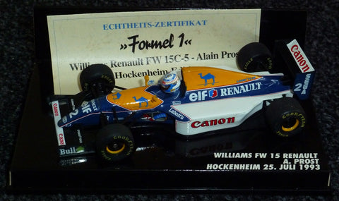 1993 - Williams Renault FW15 - Alain Prost - Göde - Hockenheim - World champion - Yuui's F1 scale models