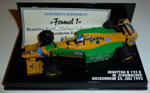 1993 - Benetton Ford B193B - Michael Schumacher - Göde - Hockenheim - Yuui's F1 scale models