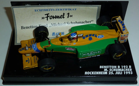 1993 - Benetton Ford B193B - Michael Schumacher - Göde - Hockenheim - Yuui's F1 scale models