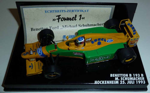 1993 - Benetton Ford B193B - Michael Schumacher - Göde - Hockenheim - Yuui's F1 scale models