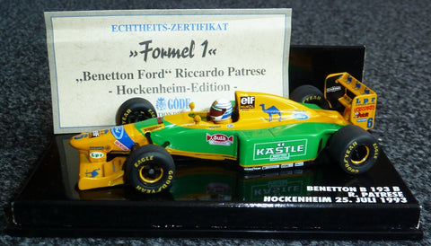 1993 - Benetton Ford B193B - Riccardo Patrese - Göde - Hockenheim - Yuui's F1 scale models