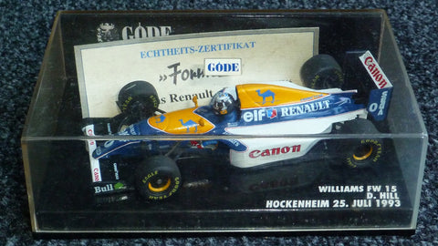 1993 - Williams Renault FW15 - Damon Hill - Göde - Hockenheim - Yuui's F1 scale models