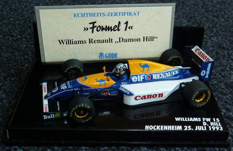 1993 - Williams Renault FW15 - Damon Hill - Göde - Hockenheim - Yuui's F1 scale models