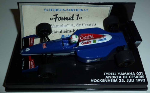 1993 - Tyrrell Yamaha 021 - Andrea de Cesaris - Göde - Hockenheim - Yuui's F1 scale models