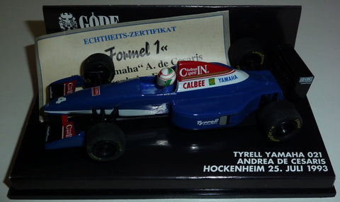 1993 - Tyrrell Yamaha 021 - Andrea de Cesaris - Göde - Hockenheim - Yuui's F1 scale models