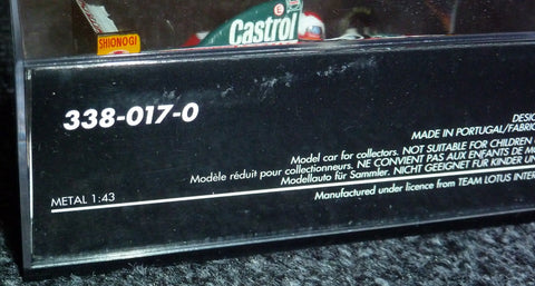 1993 - Lotus Ford - Johnny Herbert - Göde - Hockenheim - Yuui's F1 scale models