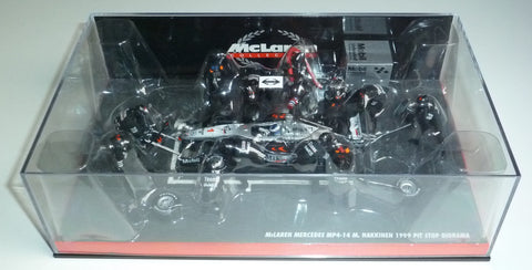 1999 - McLaren Mercedes MP4-14 - Mika Hakkinen - Pitstop diorama - Yuui's F1 scale models