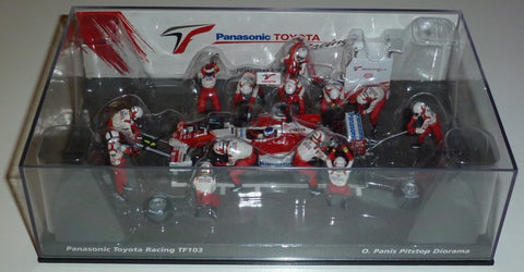 2003 - Toyota Racing TF103 - Olivier Panis - Pitstop diorama - Yuui's F1 scale models