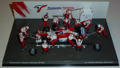 2003 - Toyota Racing TF103 - Olivier Panis - Pitstop diorama - Yuui's F1 scale models