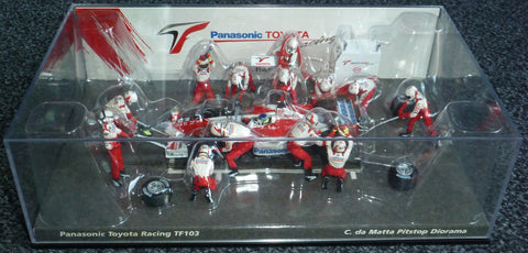 2003 - Toyota Racing TF103 - Cristiano da Matta - Pitstop diorama - Yuui's F1 scale models