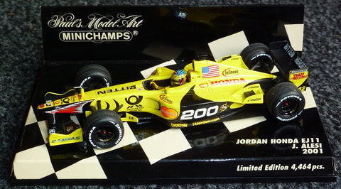 2001 - Jordan Honda EJ11 - Jean Alesi - 200th GP - Yuui's F1 scale models