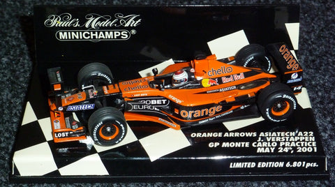 2002 - Orange Arrows Asiatech A22 - Jos Verstappen - GP Monte Carlo Practice May 24th - Yuui's F1 scale models