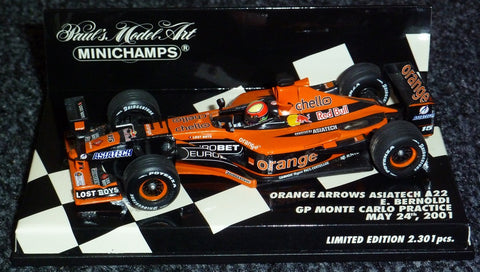 2001 - Arrows Asiatech A22 - Enrique Bernoldi - GP Monte Carlo Practice May 24th - Yuui's F1 scale models