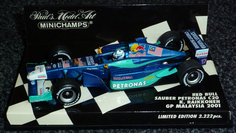 2001 - Red Bull Sauber Petronas C20 - Kimi Raikkonen - GP Malaysia - Yuui's F1 scale models