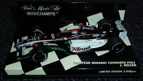 2003 - European Minardi Cosworth PS03 - Justin Wilson - Yuui's F1 scale models