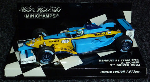 2003 - Renault F1 Team R23 - Allan McNish - 3rd driver - Yuui's F1 scale models