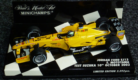 2003 - Jordan Ford EJ13 - Sakon Yamamoto - Test Suzuka 10 oktober