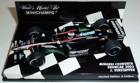 2003 – Minardi Cosworth – Jos Verstappen – Showcar - Yuui's F1 scale models