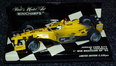 2003 - Jordan Ford EJ13 - Giancarlo Fisichella - 1st win Brazilian GP '03 - Yuui's F1 scale models