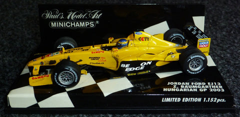 2003 - Jordan Ford EJ13 - Zsolt Baumgartner - Hungarian GP - Yuui's F1 scale models