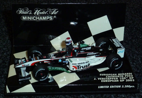 2003 - European Minardi Cosworth PS03 - Jos Verstappen - European GP - 100th GP - Yuui's F1 scale models