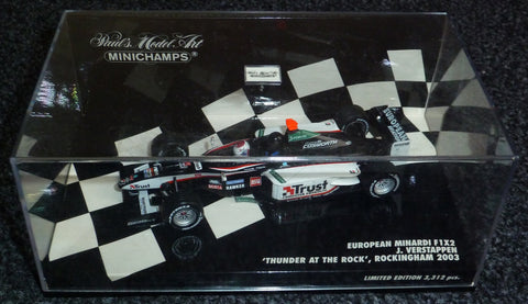 2003 - European Minardi F1X2 - Jos Verstappen - Thunder at the rock, Rockingham - 2 seater - Yuui's F1 scale models