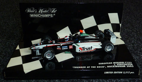 2003 - European Minardi F1X2 - Jos Verstappen - Thunder at the rock, Rockingham - 2 seater - Yuui's F1 scale models