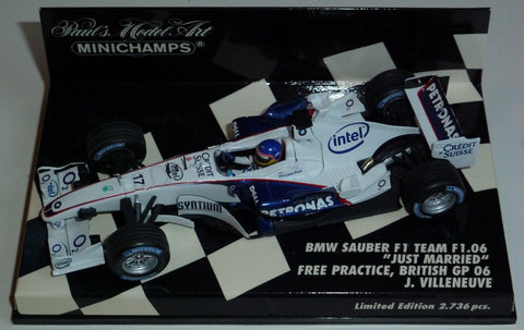 2006 - BMW Sauber F1 Team F1.06 - Jacques Villeneuve - free practice British GP - Just married - Yuui's F1 scale models