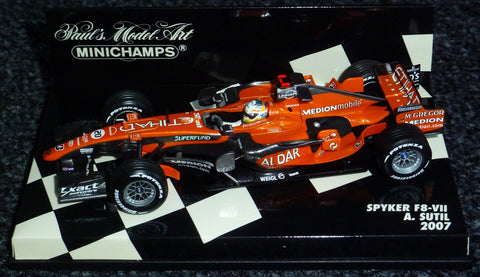 2007 - Spyker F8-VII - Adrian Sutil - Yuui's F1 scale models