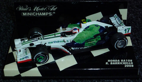 2008 - Honda RA108 - Rubens Barrichello - Yuui's F1 scale models