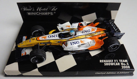 2008 - Renault F1 Team - Fernando Alonso - Showcar - Yuui's F1 scale models