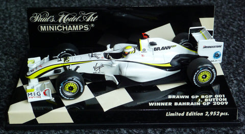 2009 - Brawn GP BGP 001 - Jenson Button - Winner Bahrain GP - Yuui's F1 scale models