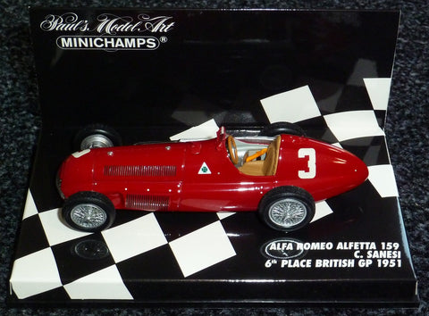 1951 - Alfa Romeo Alfetta 159 - Consalvo Sanesi - 6th place British GP - Yuui's F1 scale models