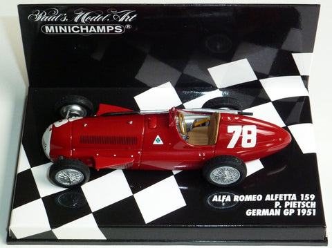 1951 - Alfa Romeo Alfetta 159 - Paul Pietsch - German GP - Yuui's F1 scale models