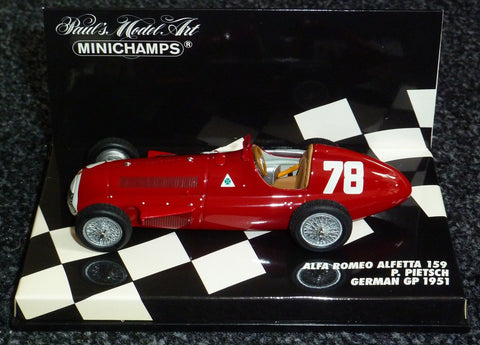 1951 - Alfa Romeo Alfetta 159 - Paul Pietsch - German GP - Yuui's F1 scale models